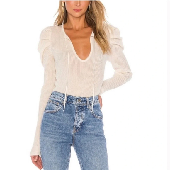 Majorelle Gemma Sweater in Ivory Size XS - Picture 4 of 13